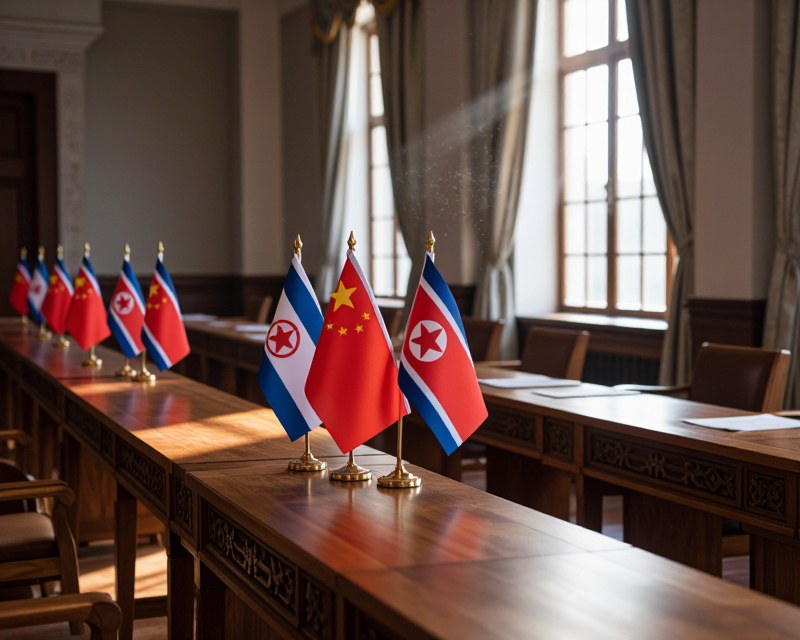 Diplomatic Meeting Atmosphere