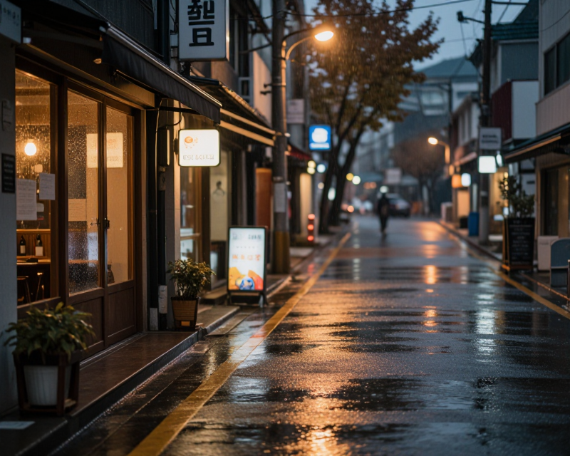 Rainy Day in Seoul