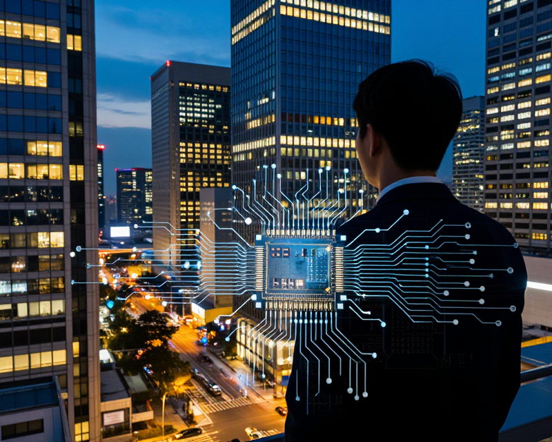 Symbolic connection between technology and labor