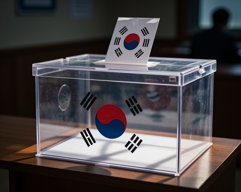 Symbolic Ballot Box in Tension