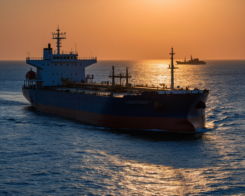 Oil Tanker in Strait of Hormuz
