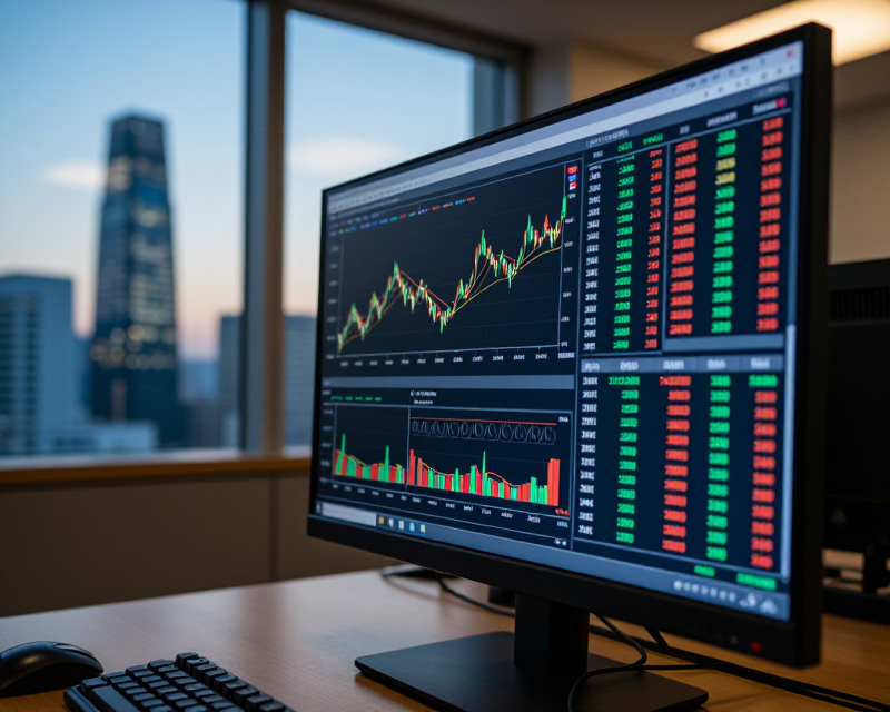 Financial Market Data Display