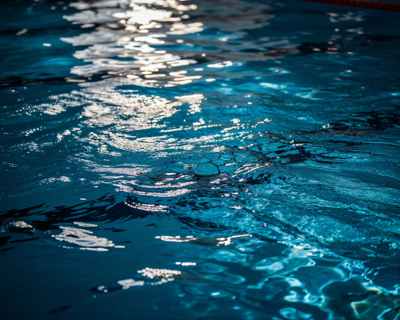 Swimming Competition Atmosphere